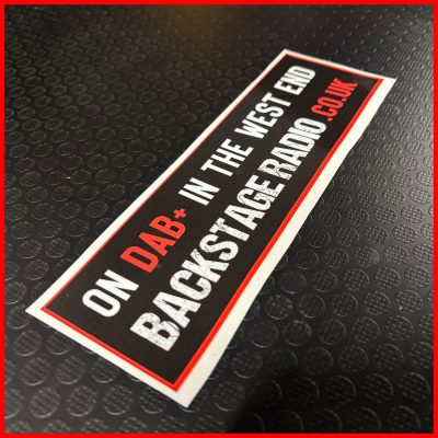 Backstage Radio Bumper Sticker
